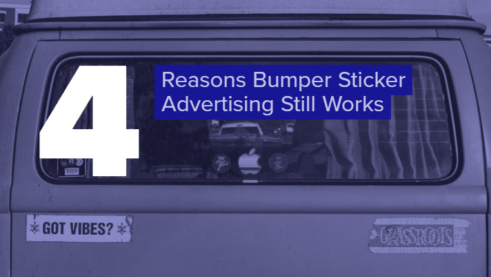 Magnetic Campaign Bumper Stickers - Full-color - The Blue Deal LLC